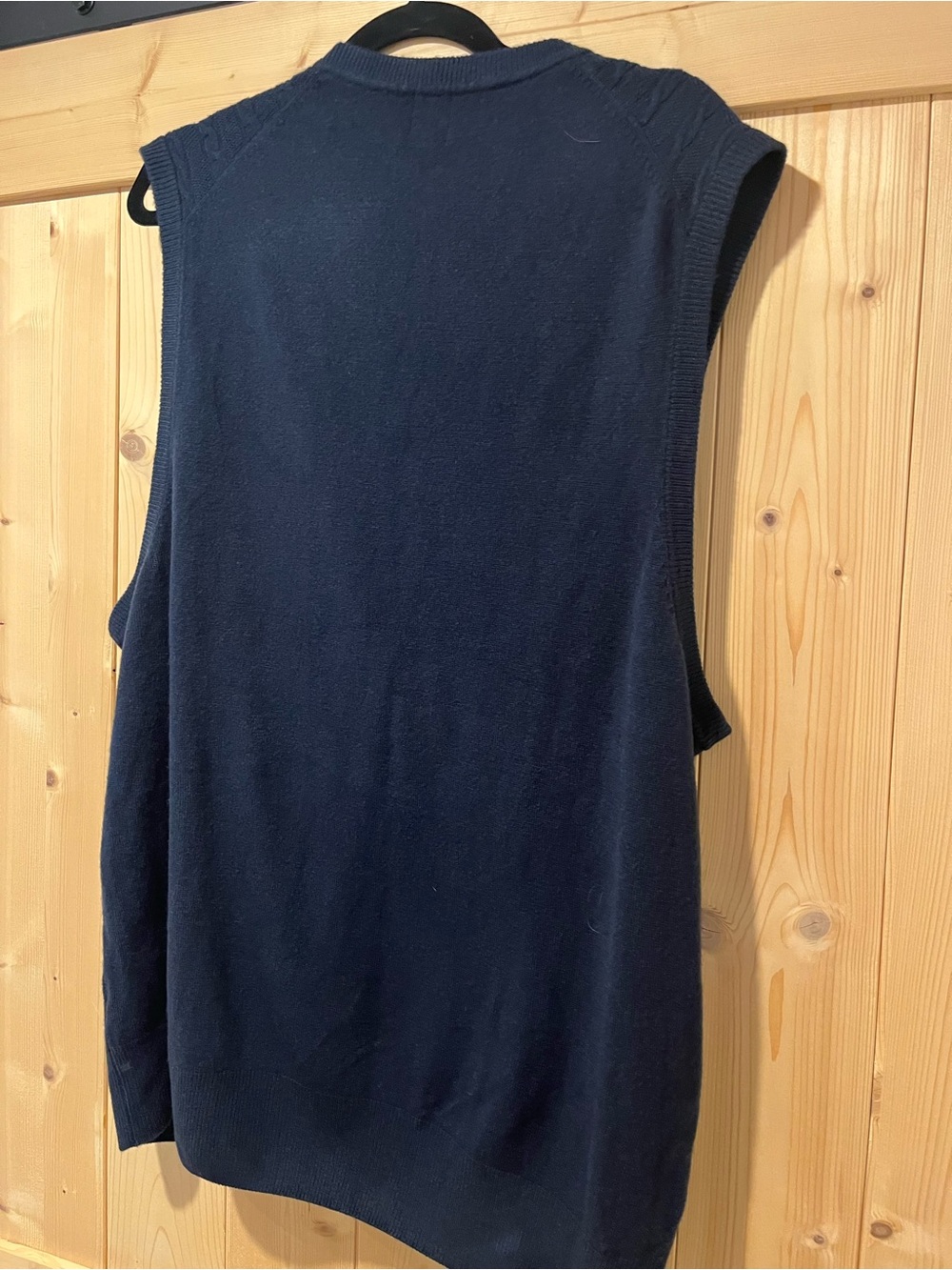 Dockers Men’s Navy Cable Knit Sweater Vest XL NWT ⛳️ - Picture 8 of 10